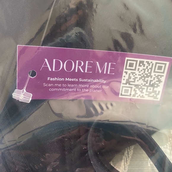 ADORE ME EMERY CONTOUR 🖤JET BLACK 🖤 ONE-PIECE SWIMWEAR SIZE LARGE 🌟NWT🌟 - Picture 6 of 9